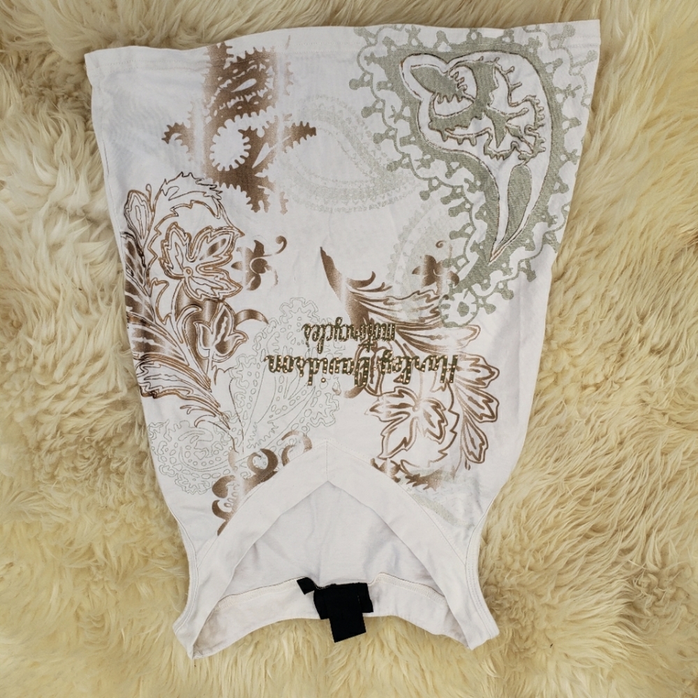 Womens medium tank Harley Davidson cream